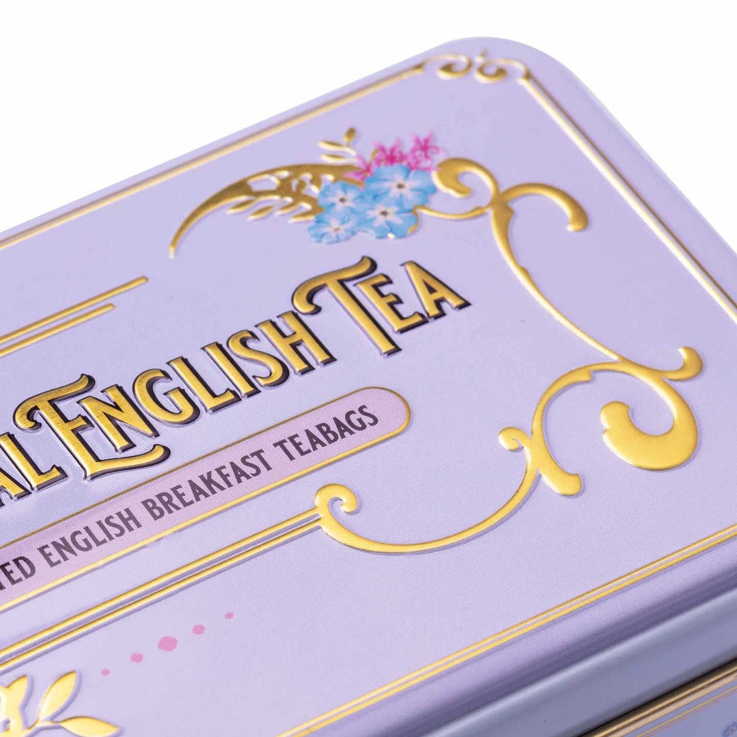 Vintage Victorian Classic Tea Tin - Powder Blue - New English Teas