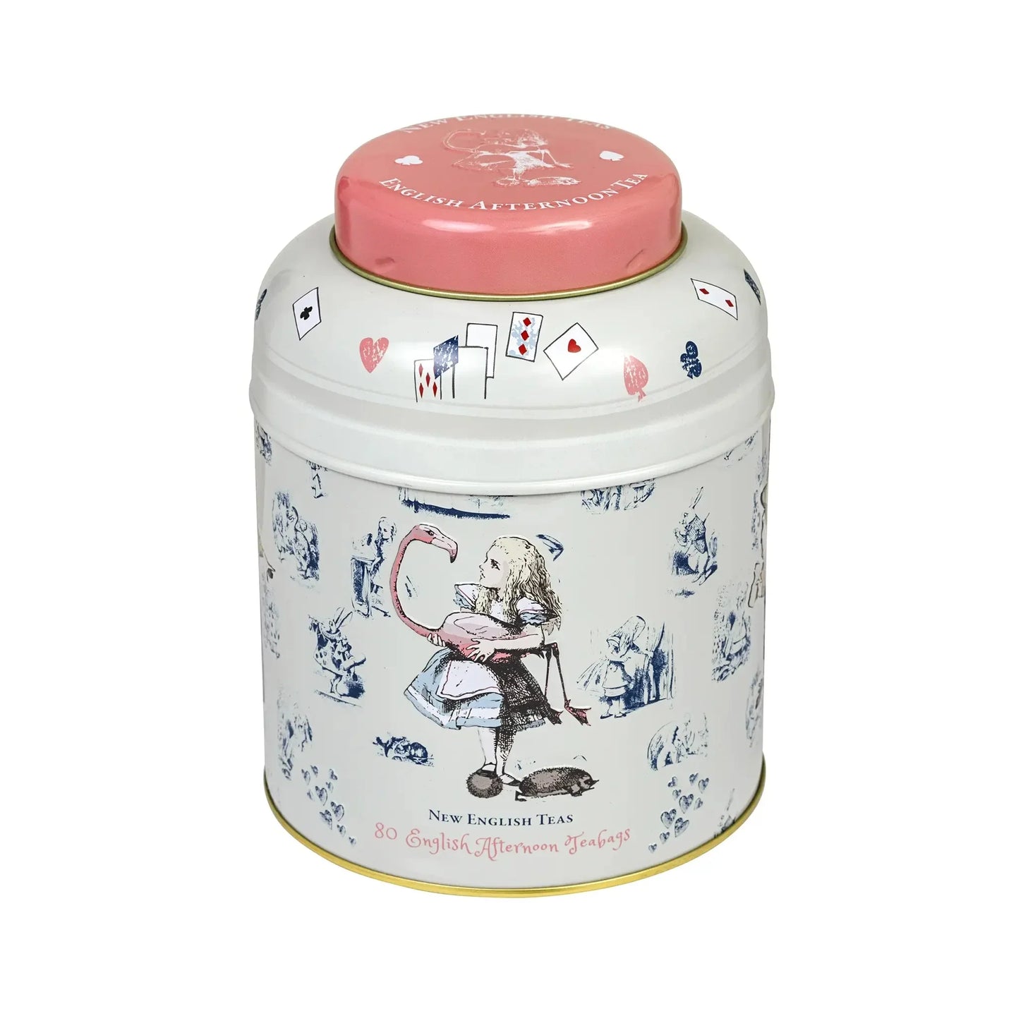 Alice In Wonderland 80 Teabag Tea Caddy - Traditional - New English Teas