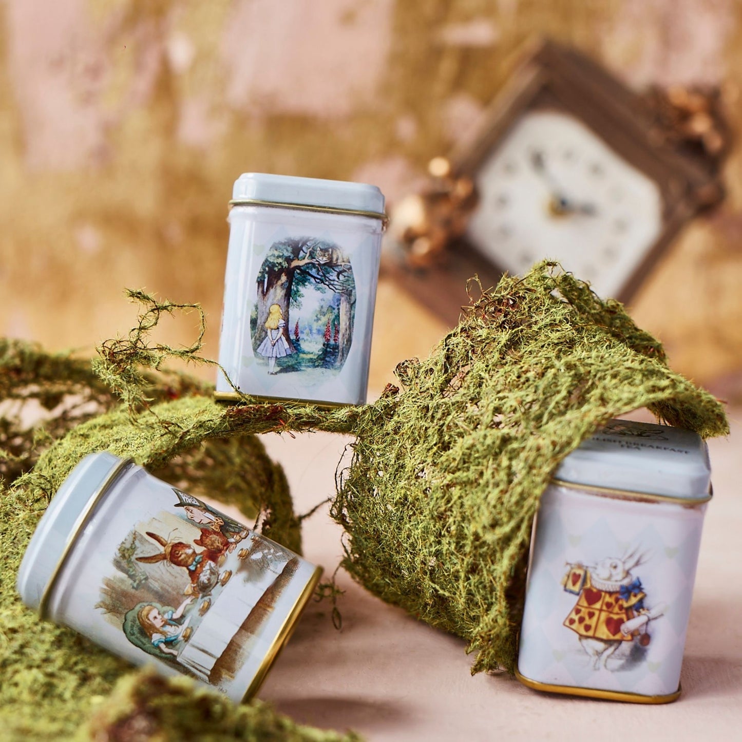 Alice In Wonderland Mini Tea Tin Set - Classic - New English Teas