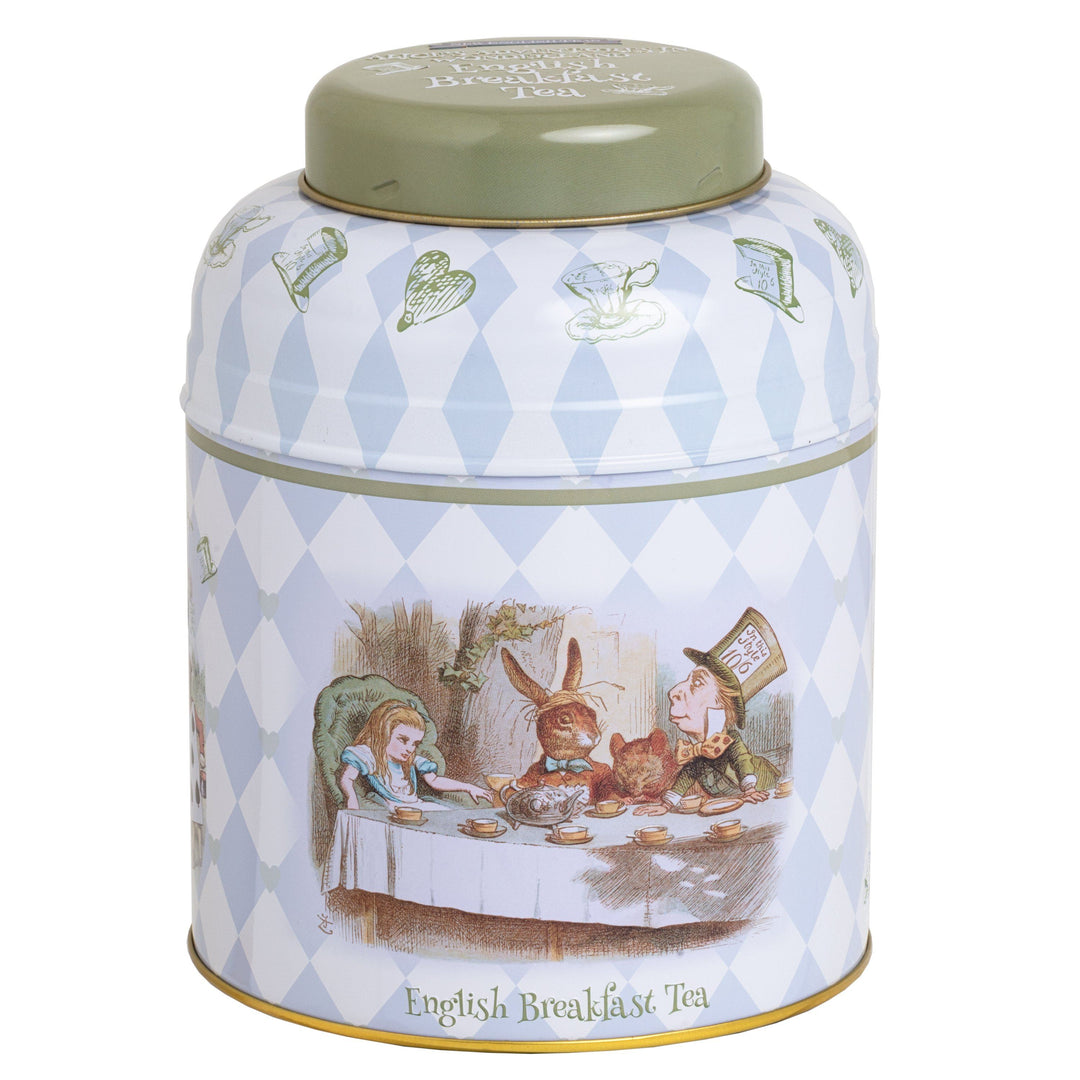 Alice In Wonderland 80 Teabag Tea Caddy - Classic - New English Teas