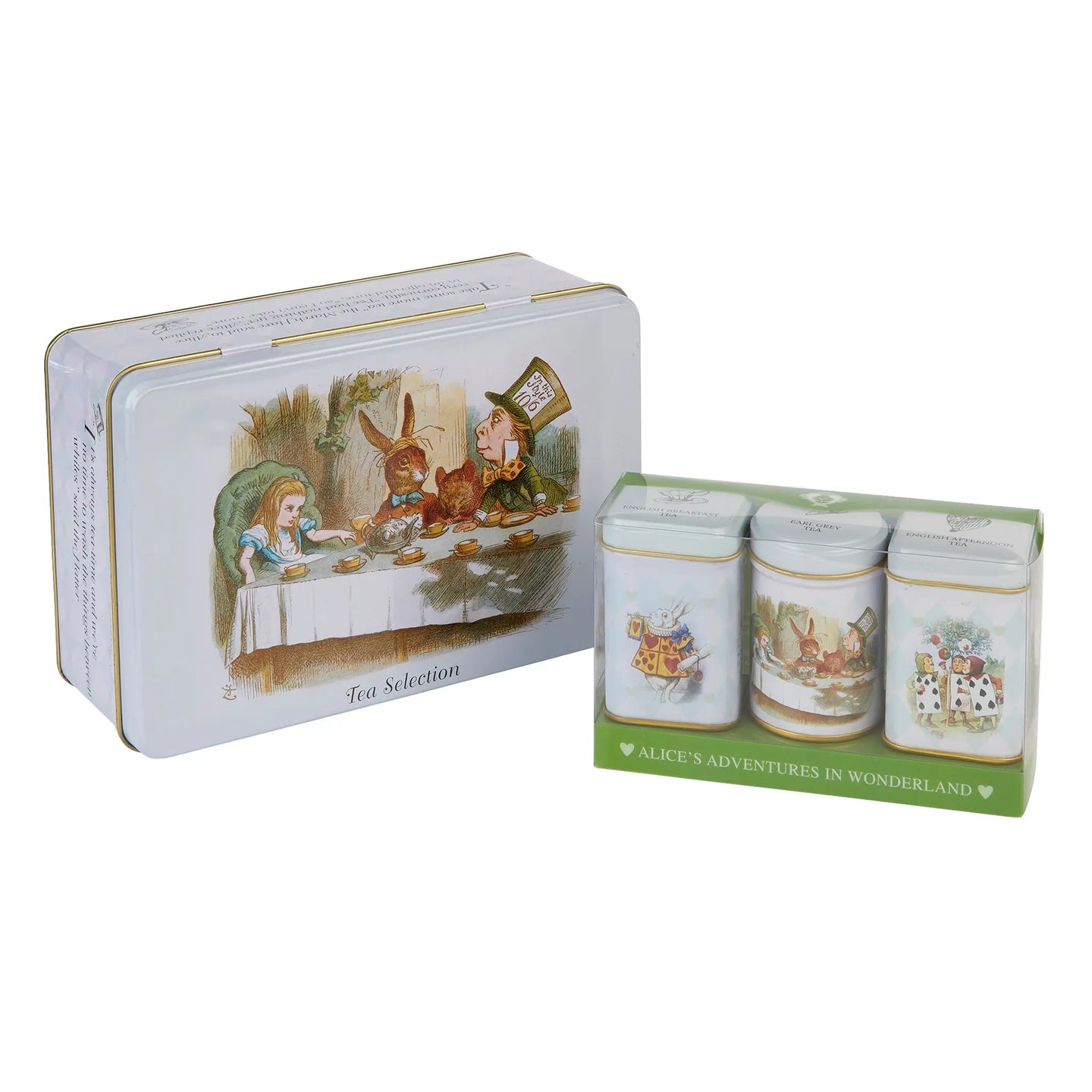 Alice in Wonderland Mad Hatter Tea Tin Bundle (2pcs)