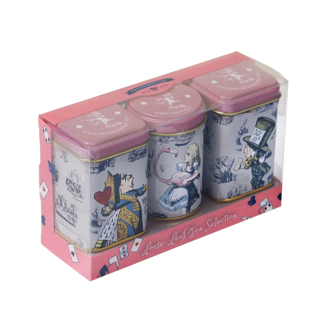 Alice In Wonderland Mini Tea Tin Set - Traditional - New English Teas