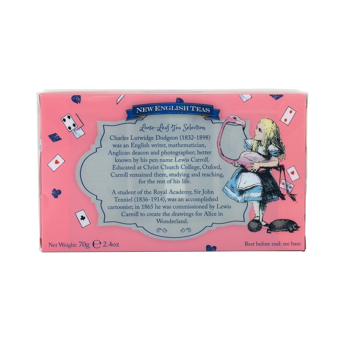 Alice in Wonderland Pink Flamingo Mini Tin Gift Set Gift Packs New English Teas 