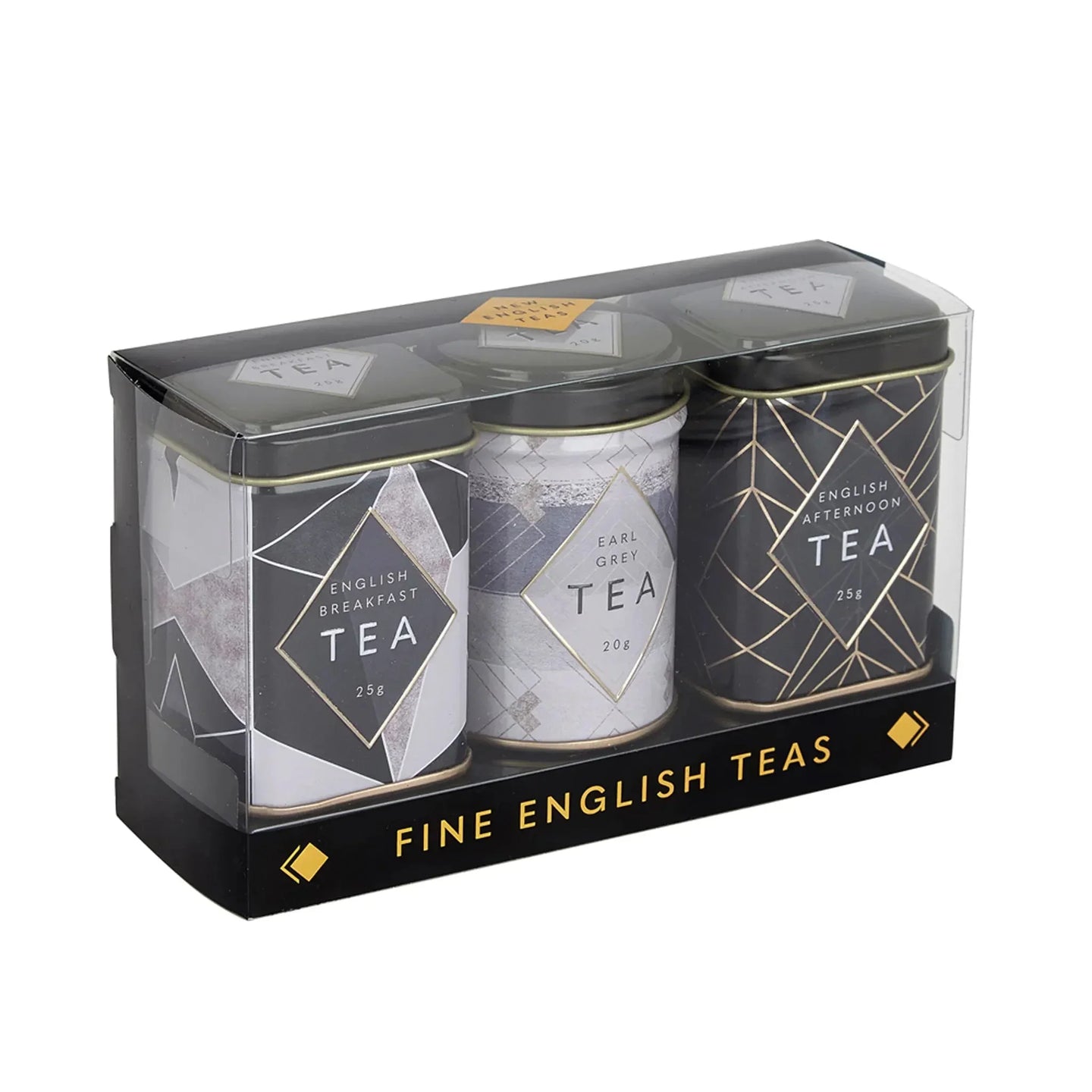 Art Deco Mini Tea Tin Set - New English Teas