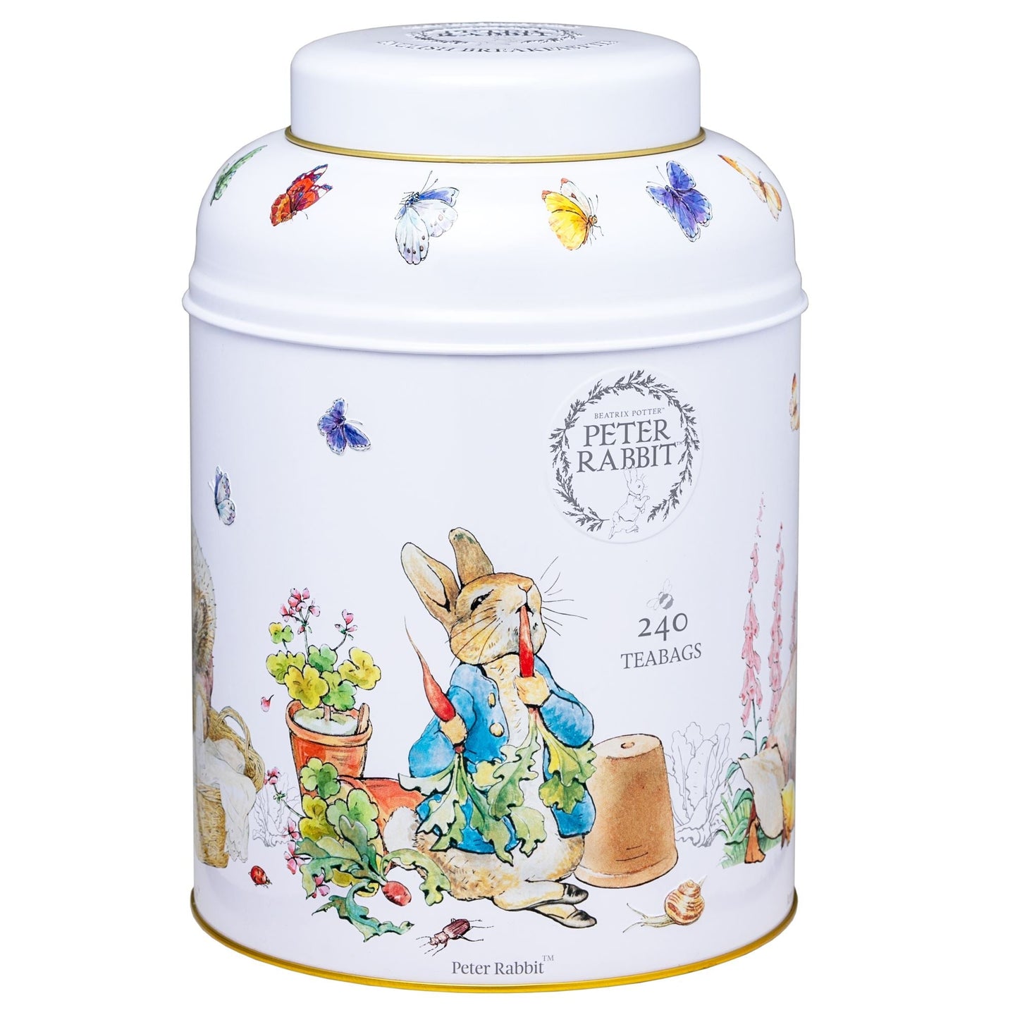 Beatrix Potter 240 Teabag Tea Caddy - Classic - New English Teas