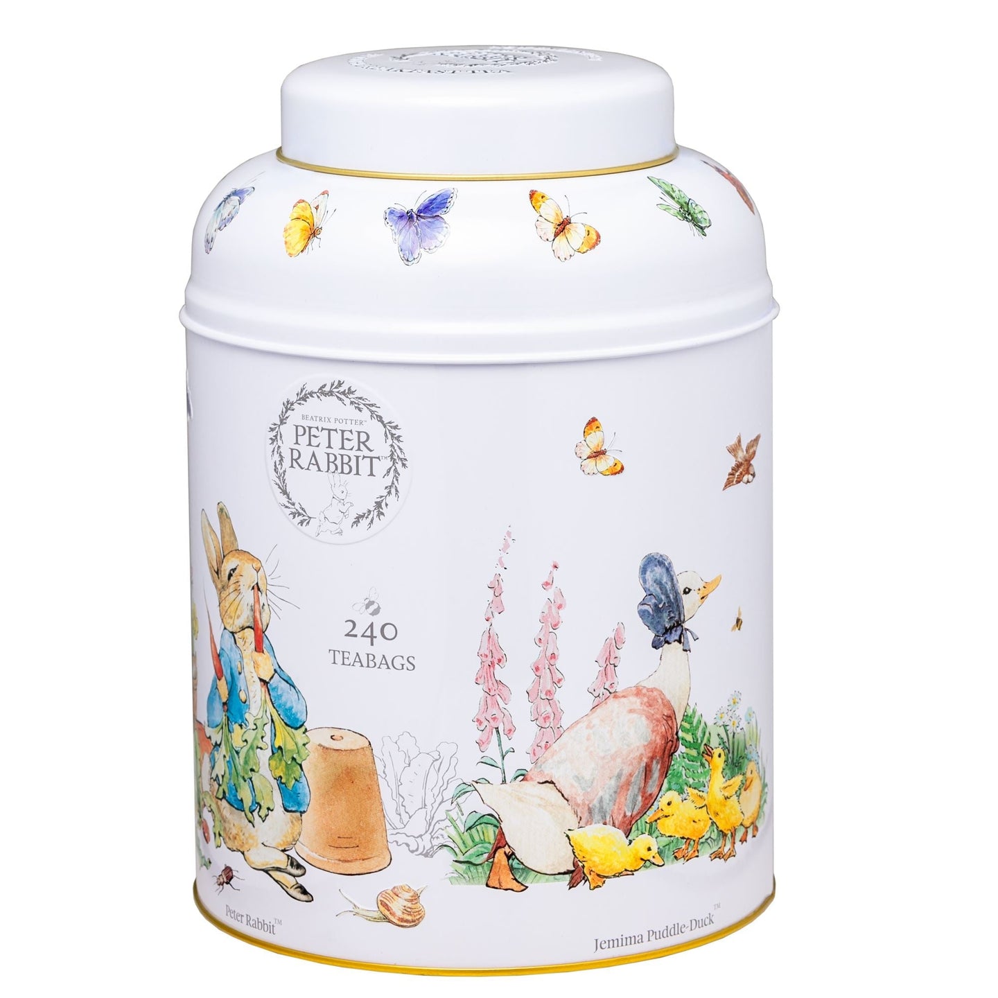 Beatrix Potter 240 Teabag Tea Caddy - Classic - New English Teas