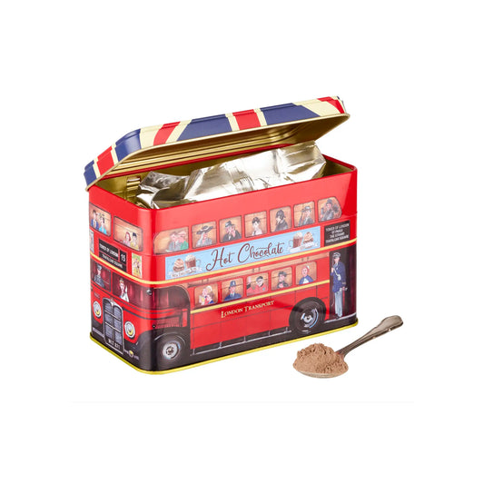 London Bus Hot Chocolate Tin 125g - New English Teas