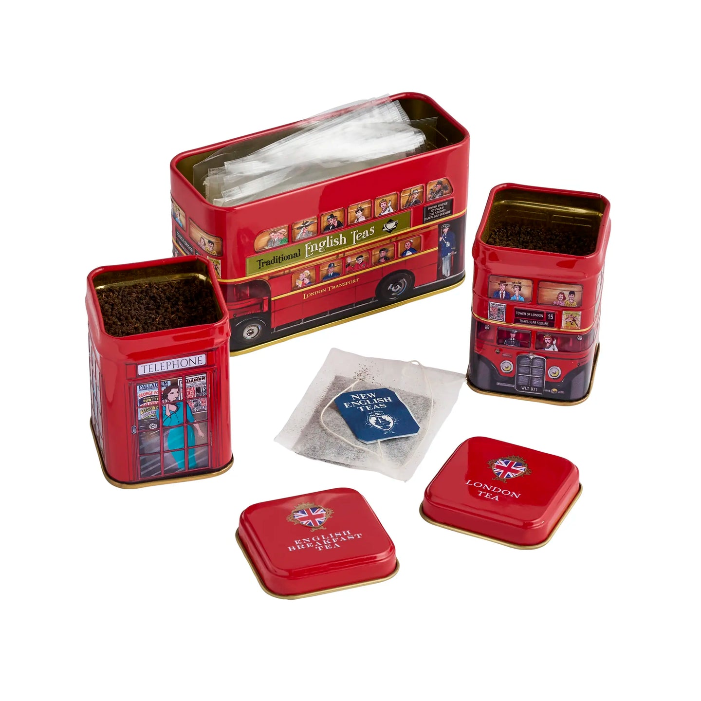 British Traditions Triple Tea Selection Mini Tin Gift Pack