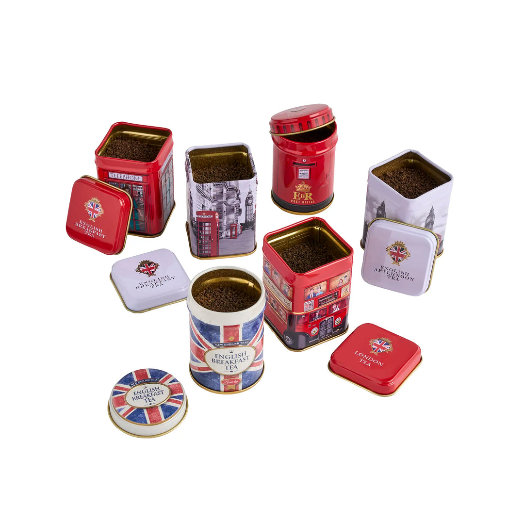 Best of British Mini Tea Tin Set of 6 - Traditions - New English Teas