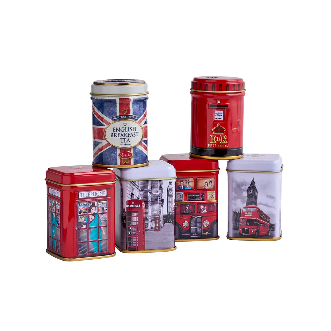 Best of British Mini Tea Tin Set of 6 - Traditions - New English Teas