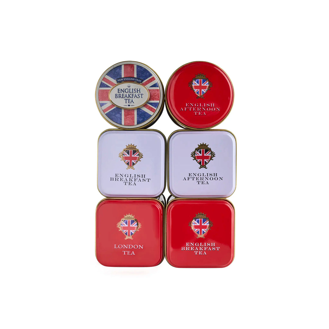 Best of British Mini Tea Tin Set of 6 - Traditions - New English Teas