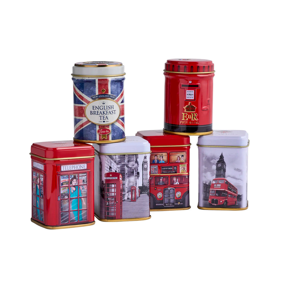 Best of British Mini Tea Tin Set of 6 - Traditions - New English Teas