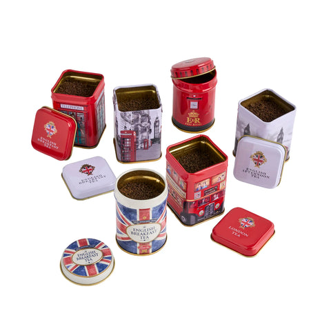 Best of British Mini Tea Tin Set of 6 - Traditions - New English Teas