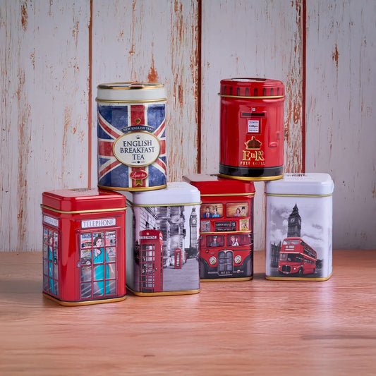 Best of British Mini Tea Tin Set of 6 - Traditions - New English Teas