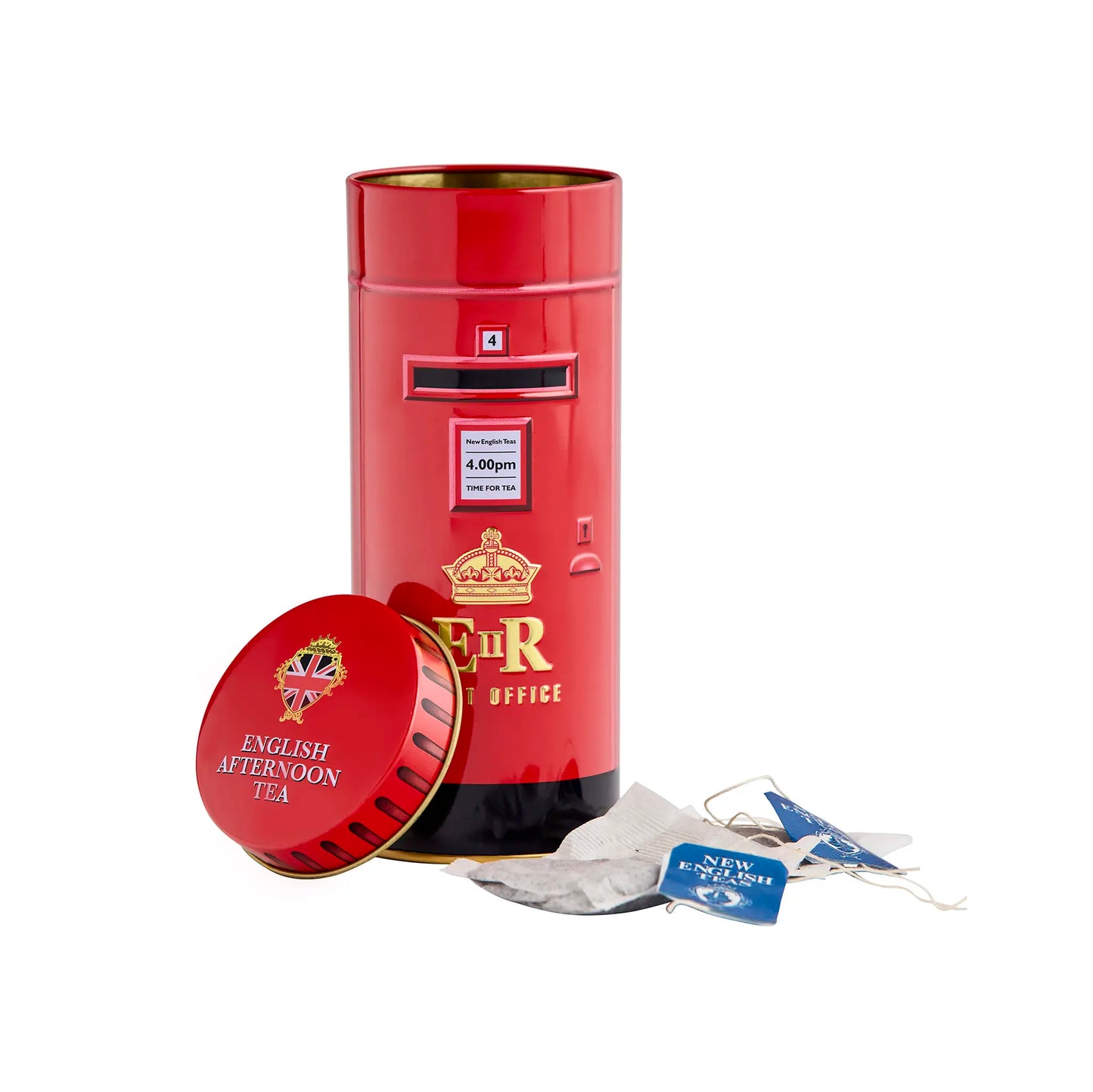 Red Post Box English Tea Tin by New English Teas