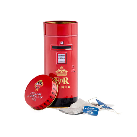 Red Post Box English Tea Tin by New English Teas