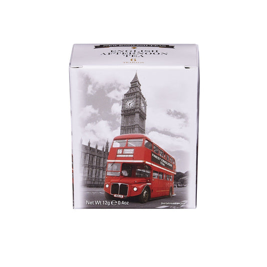 Love London 6 Teabag Box - Black & White Bus - New English Teas