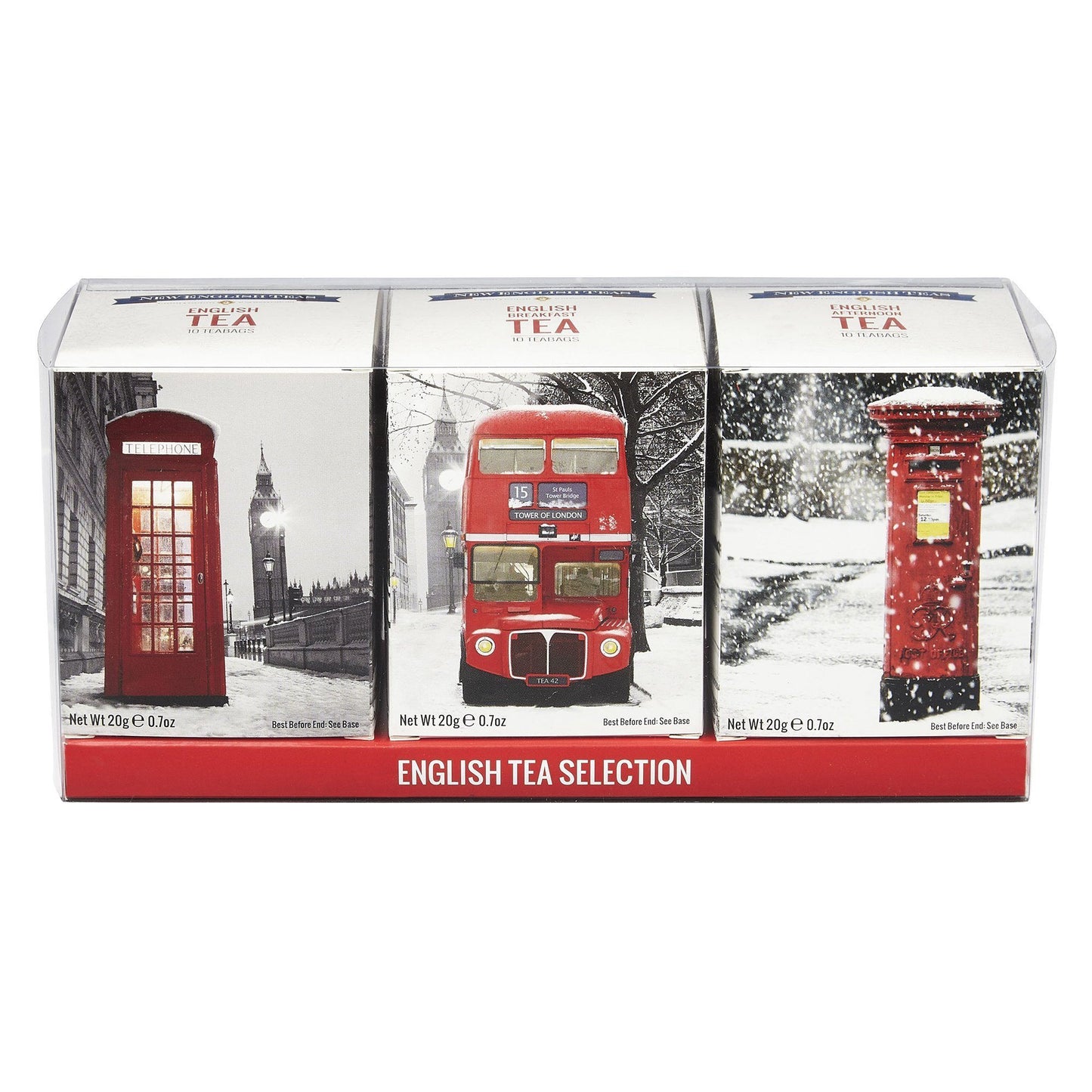 Love London 10 Teabag Box Triple Pack - Winter Snow - New English Teas