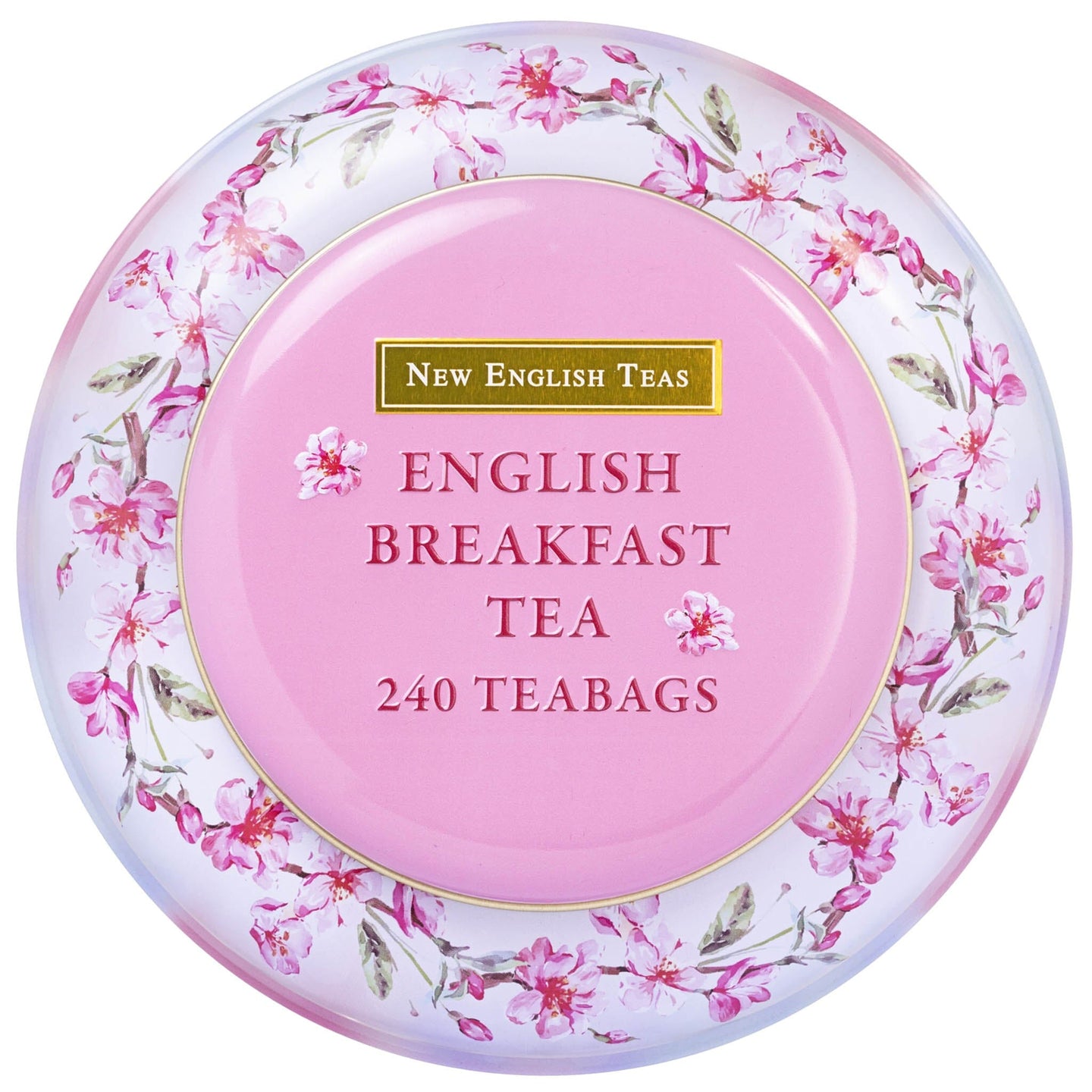 Cherry Blossom 240 Teabag Tea Caddy - New English Teas