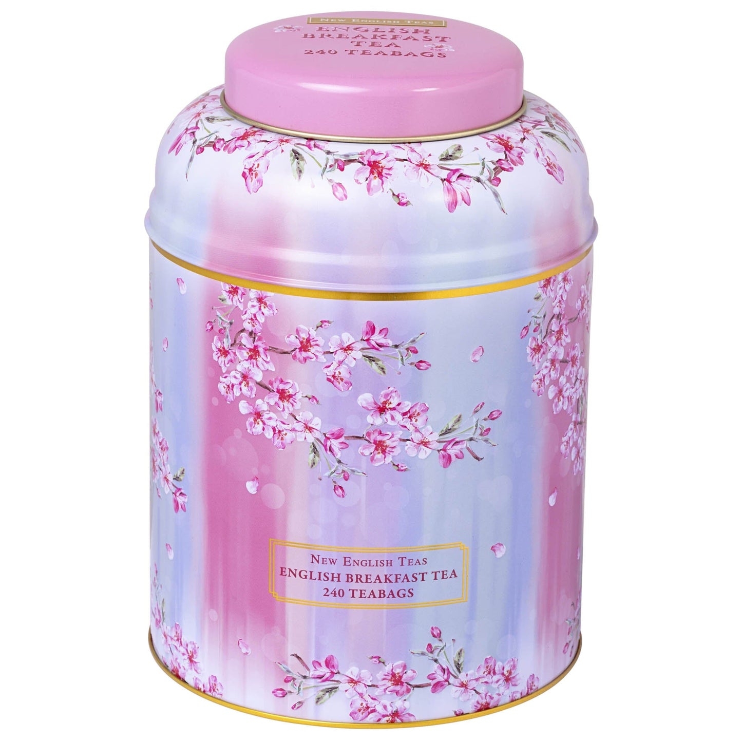 Cherry Blossom 240 Teabag Tea Caddy - New English Teas