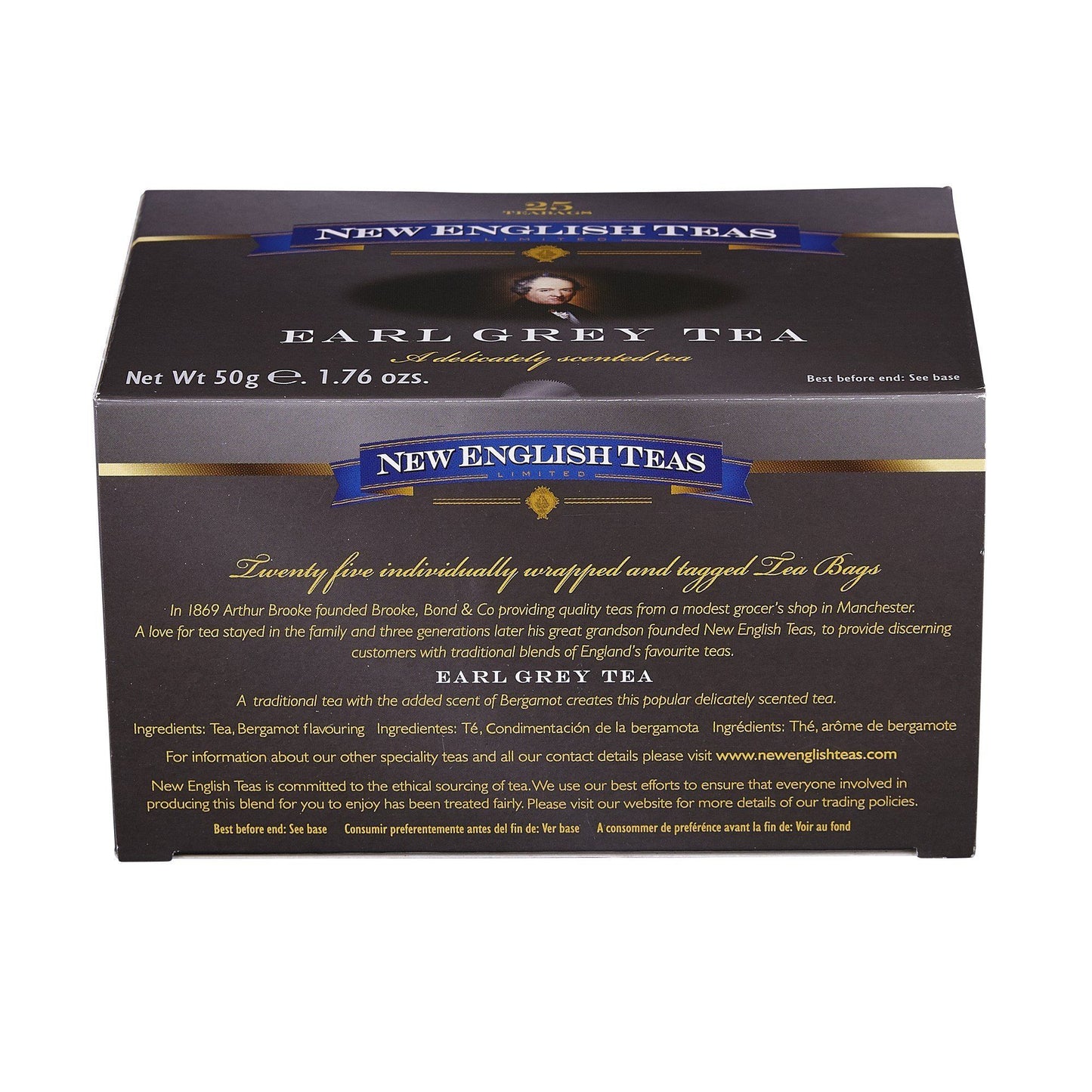 Classic 25 Teabag Box - Earl Grey - New English Teas