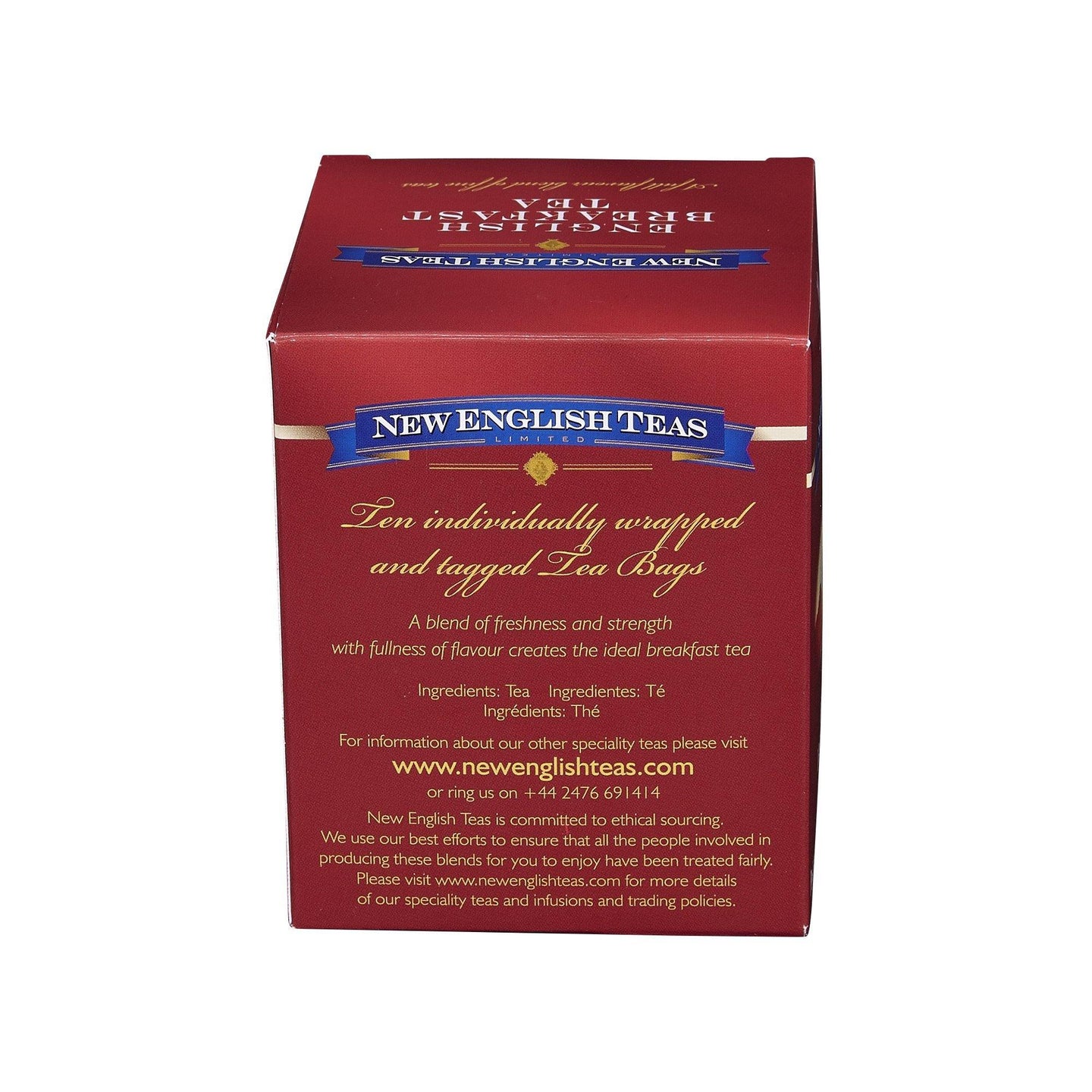 Classic 10 Teabag Box - English Breakfast - New English Teas