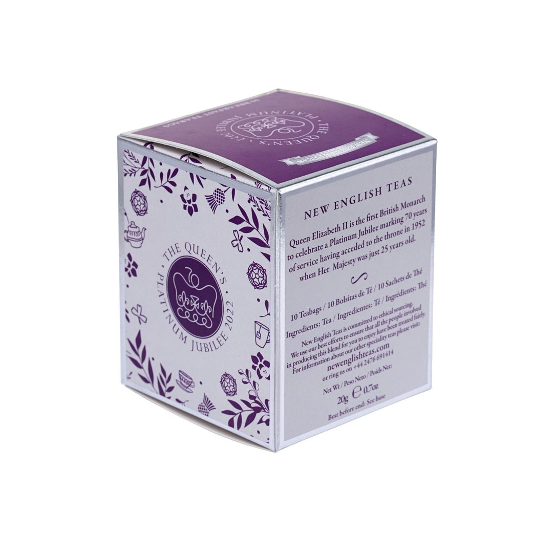 Queen Elizabeth II 10 Teabag Box - Platinum Jubilee - New English Teas