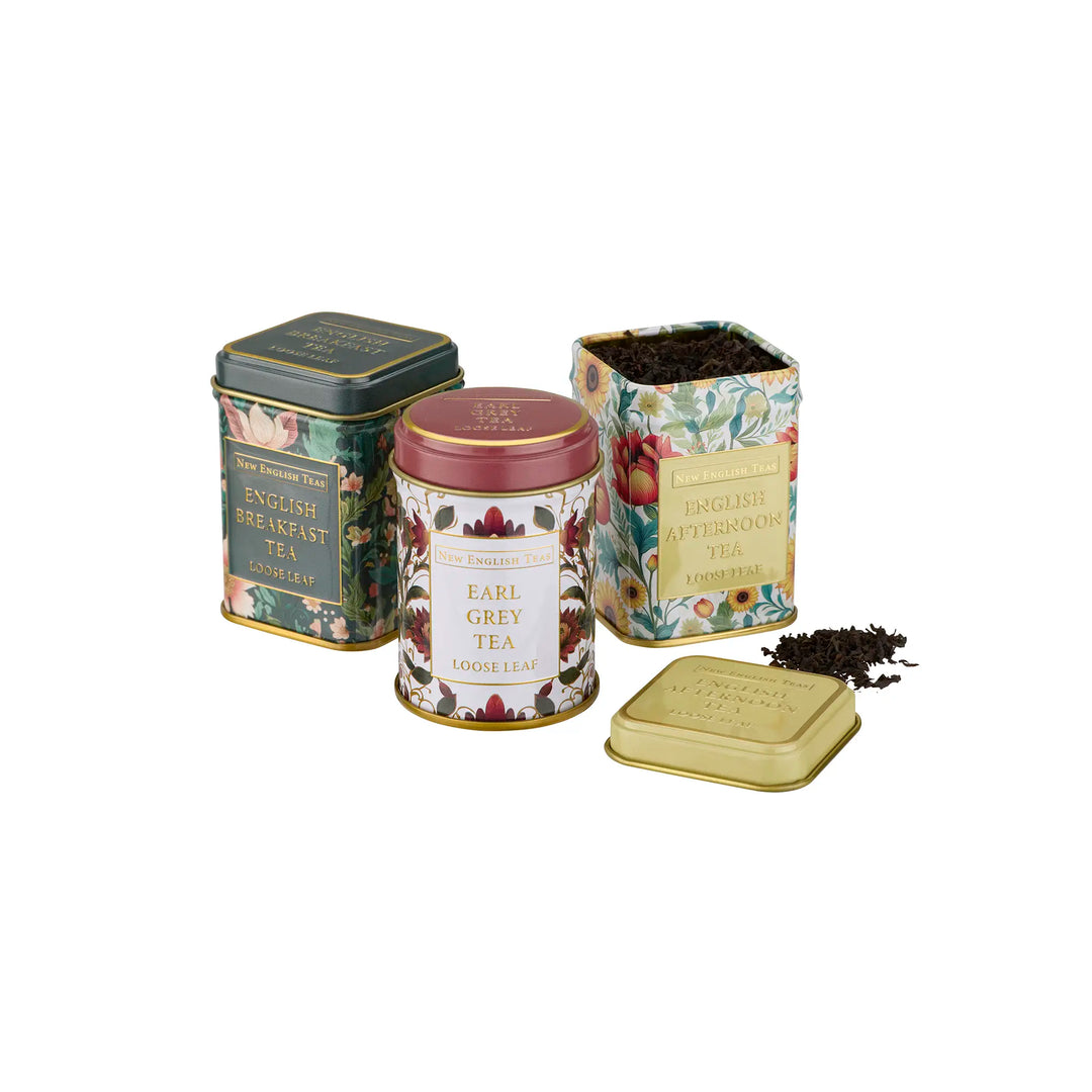 Embroidery Mini Tea Tin Set