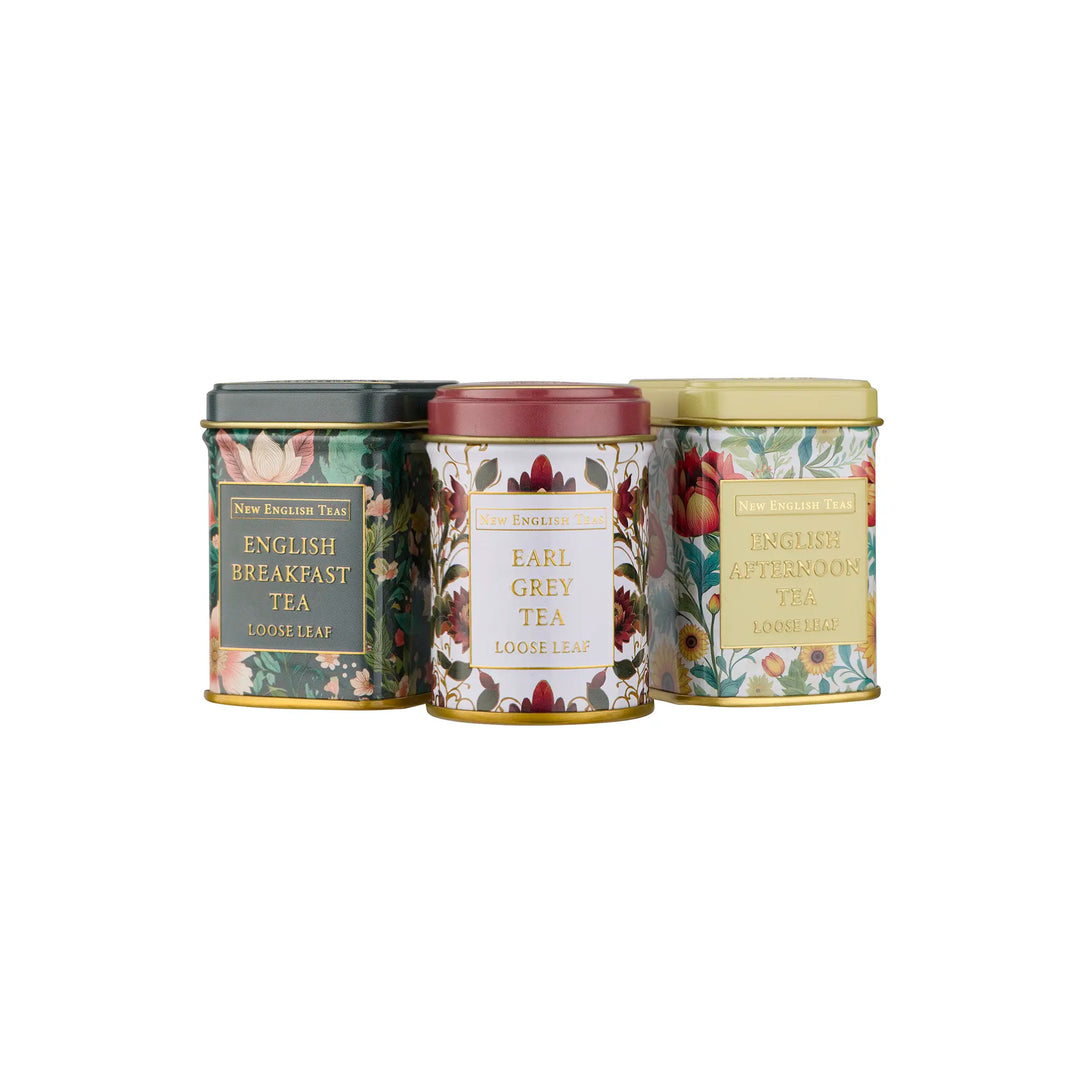 Embroidery Mini Tea Tin Set