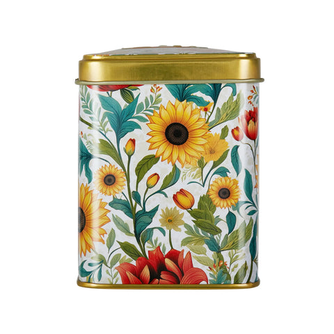 Embroidery Collection Classic Tea Tin - Sunflowers - New English Teas