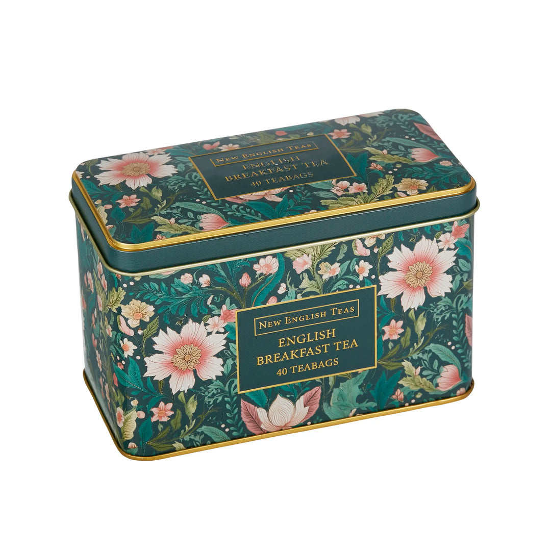 Embroidery Collection Classic Tea Tin - Victorian Garden - New English Teas