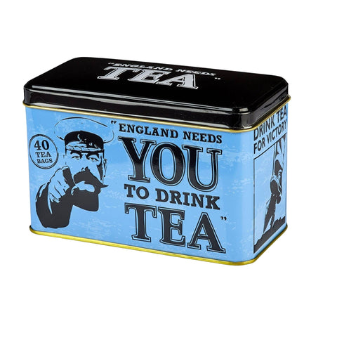 War Time Memories Classic Tea Tin - England Needs You - New English Teas