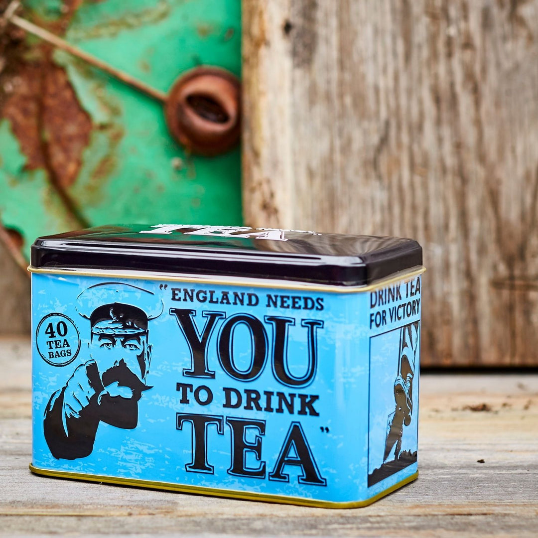 War Time Memories Classic Tea Tin - England Needs You - New English Teas