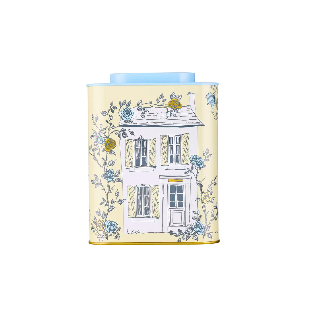 English Cottage Square Tea Caddy
