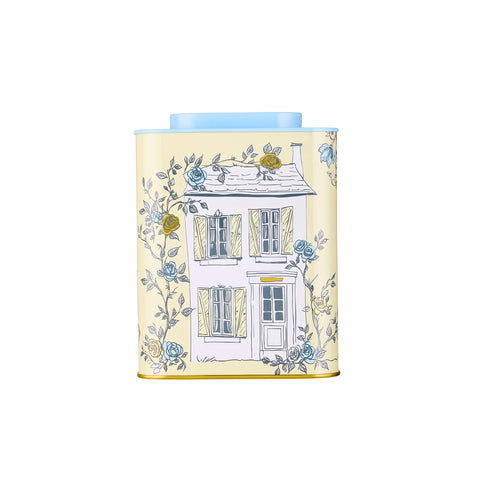 English Cottage Square Tea Caddy