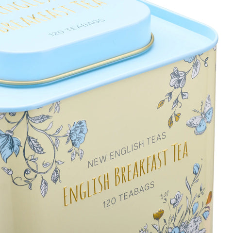 English Cottage Square Tea Caddy