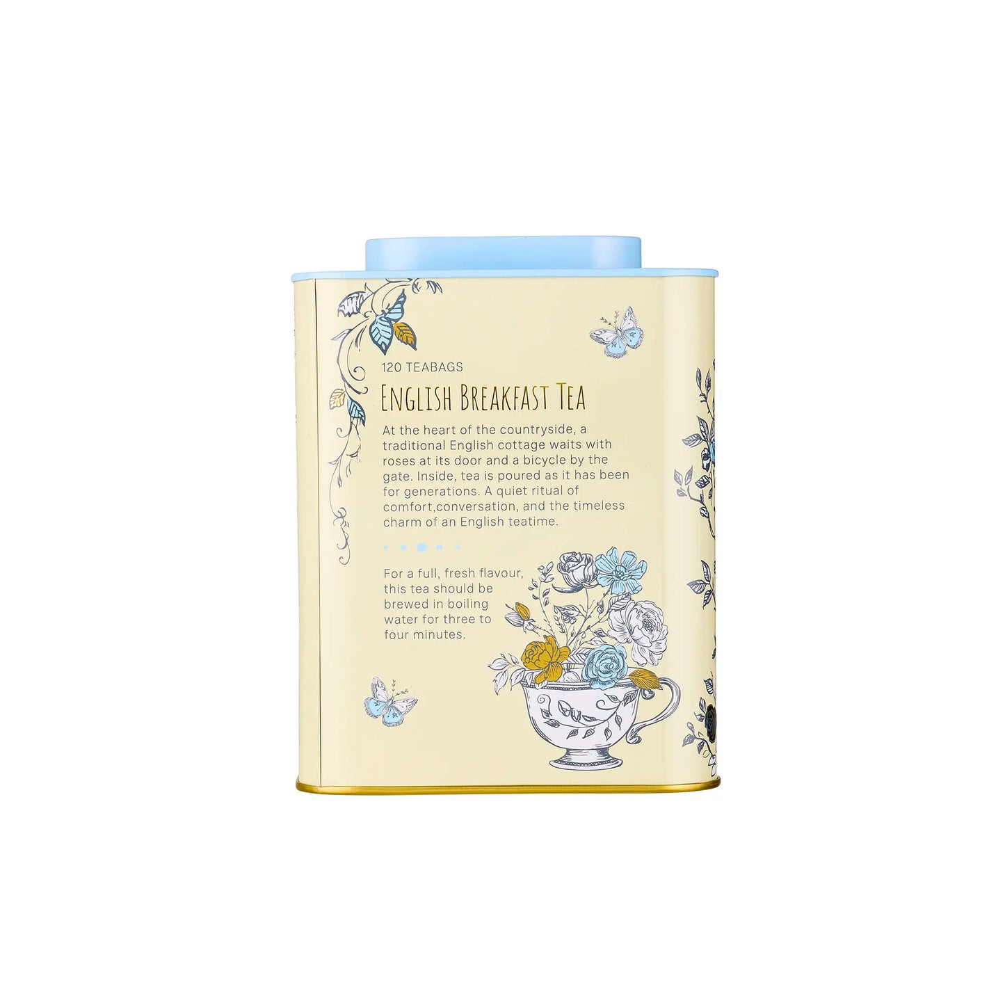 English Cottage Square Tea Caddy