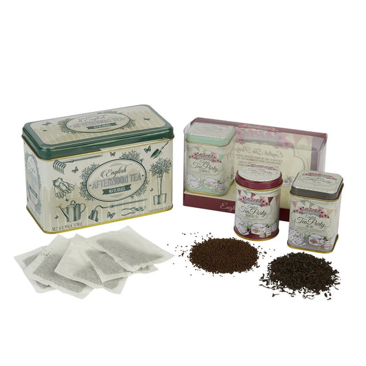 English Garden Party Tea Tin Gift Set by New English Teas