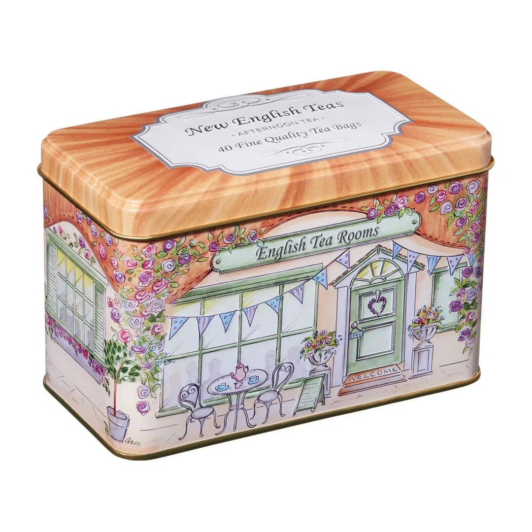 Vintage Village Classic Tea Tin - English Tea Room - New English Teas