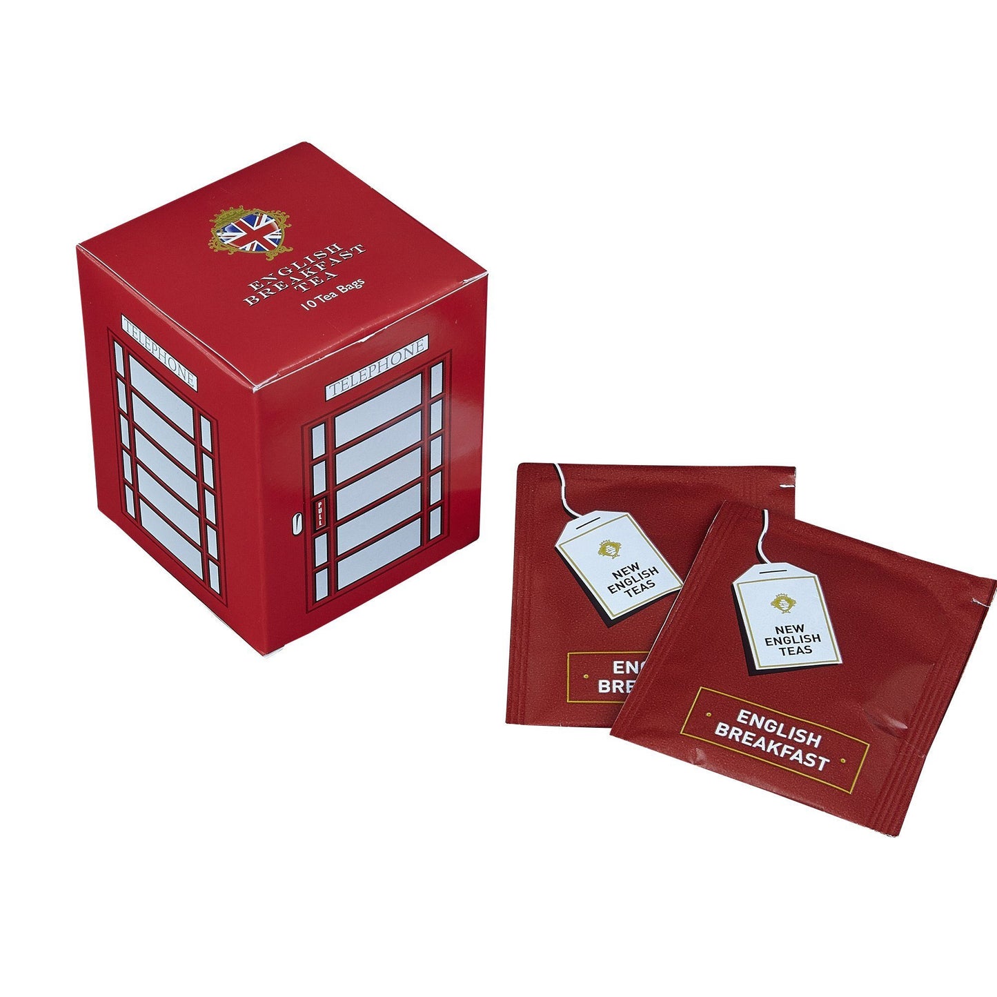 Best Of British 10 Teabag Box - Telephone Box - New English Teas