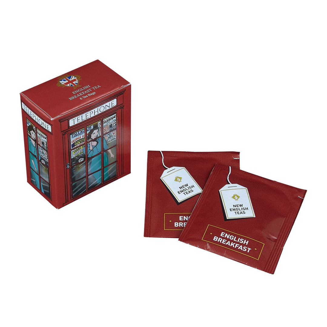 Best Of British 6 Teabag Box - Telephone Box - New English Teas