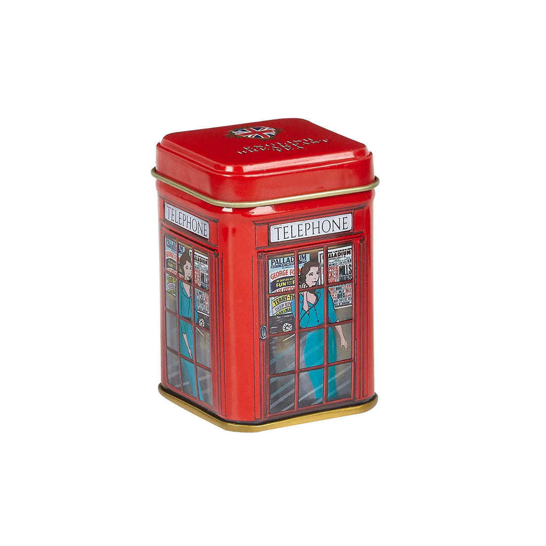 English Telephone Box Mini Tea Tin Tea Tins New English Teas 