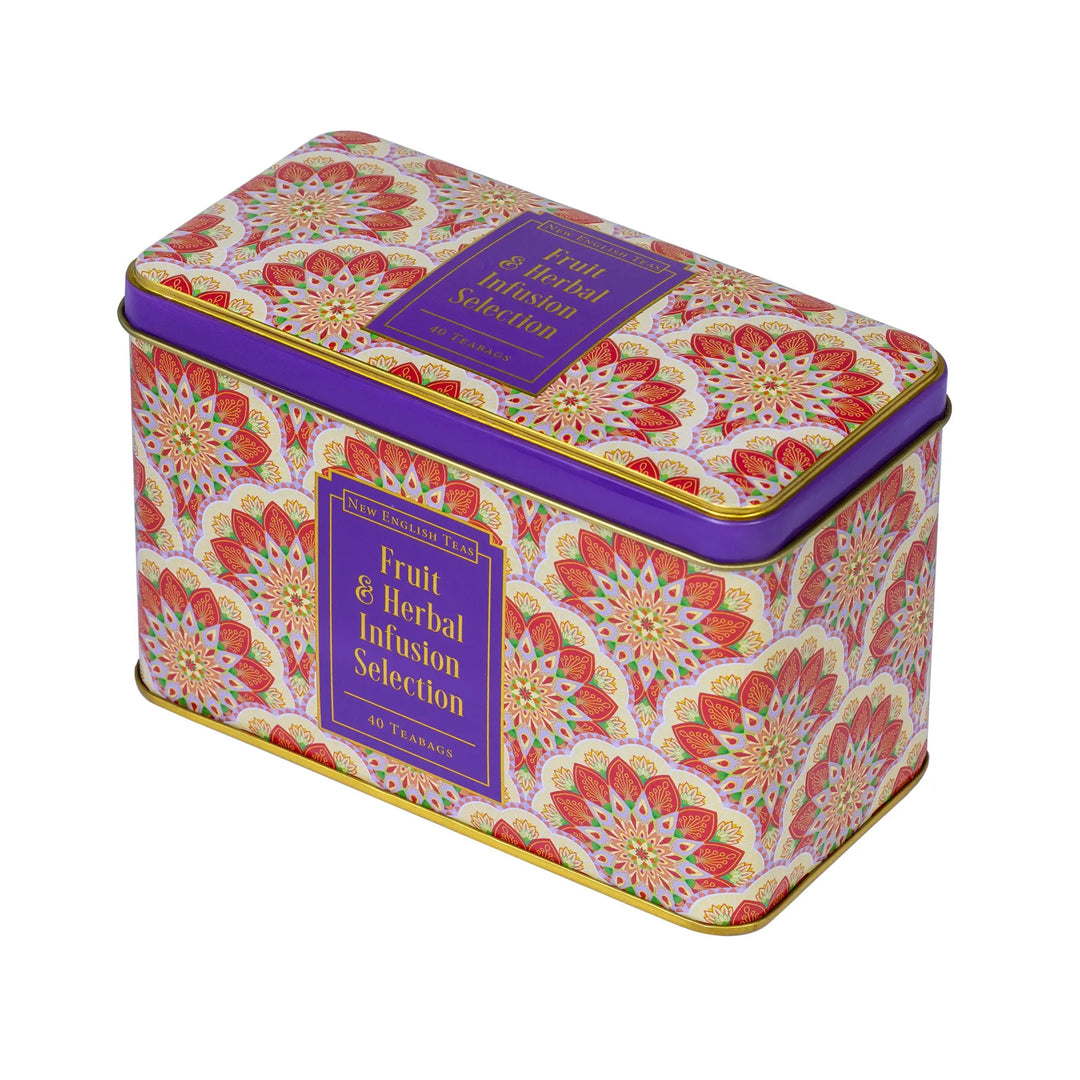 Fruit & Herbal Infusion Selection Tea Tin Tea Tins New English Teas 