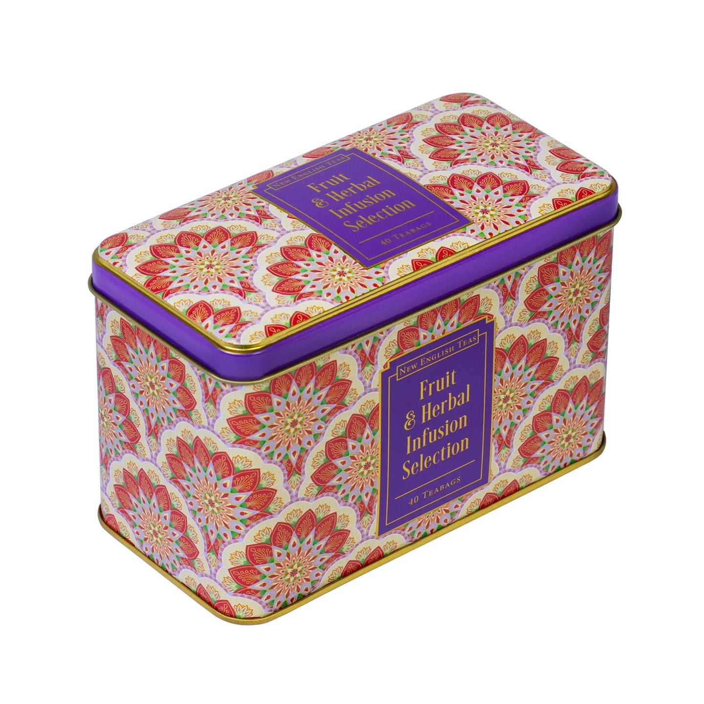 Fruit & Herbal Infusion Selection Tea Tin Tea Tins New English Teas 