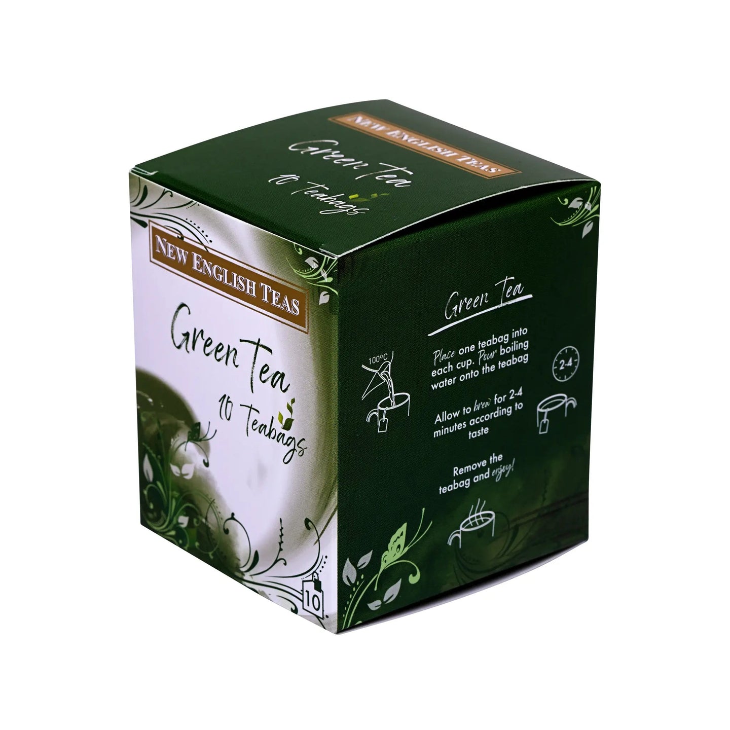 Green Tea 10 Individually Wrapped Teabags Tea Boxes New English Teas 