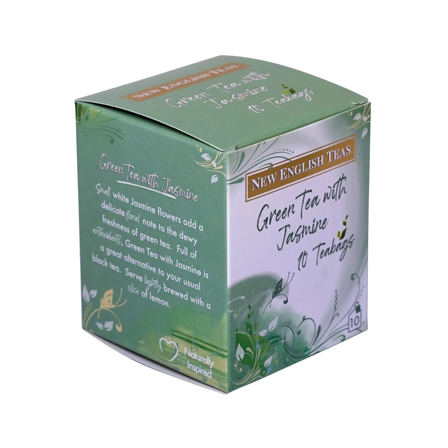 Fruit & Herbal 10 Teabag Box - Green Tea with Jasmine - New English Teas