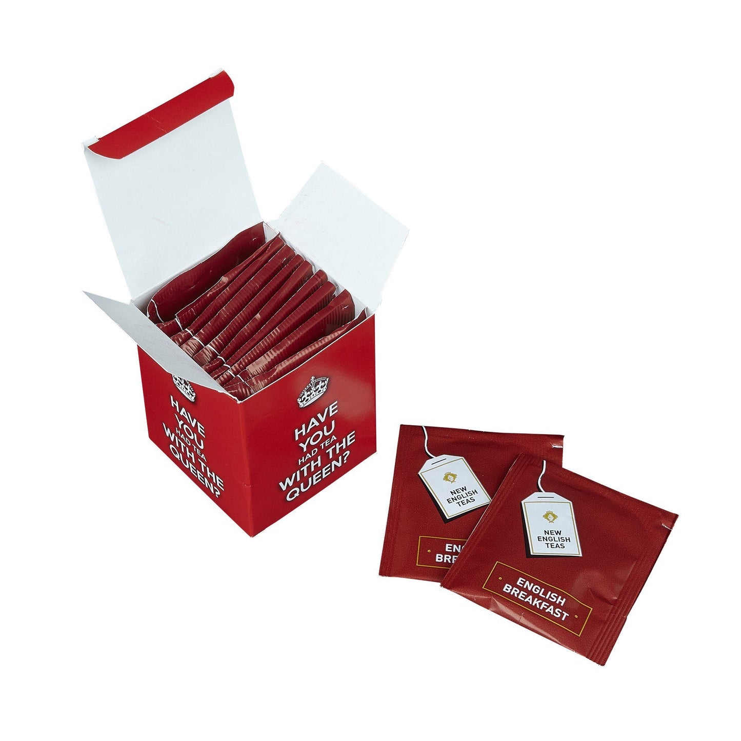 Slogans 10 Teabag Box - Have You Had Tea with the Queen? - New English Teas