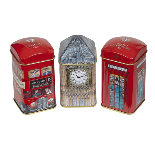 Best Of British Mini Tea Tin Set - Traditions of London - New English Teas