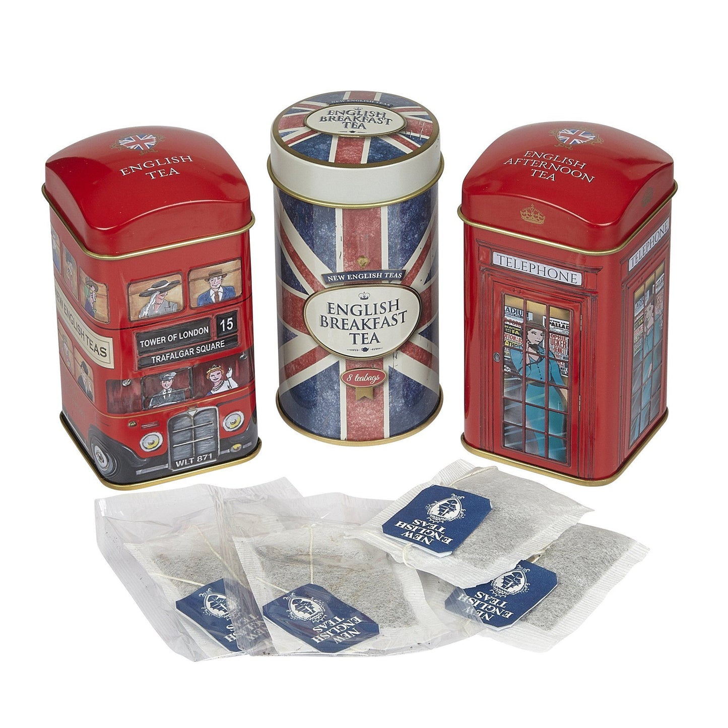 Best Of British Mini Tea Tin Set - Traditional Tea Selection - New English Teas