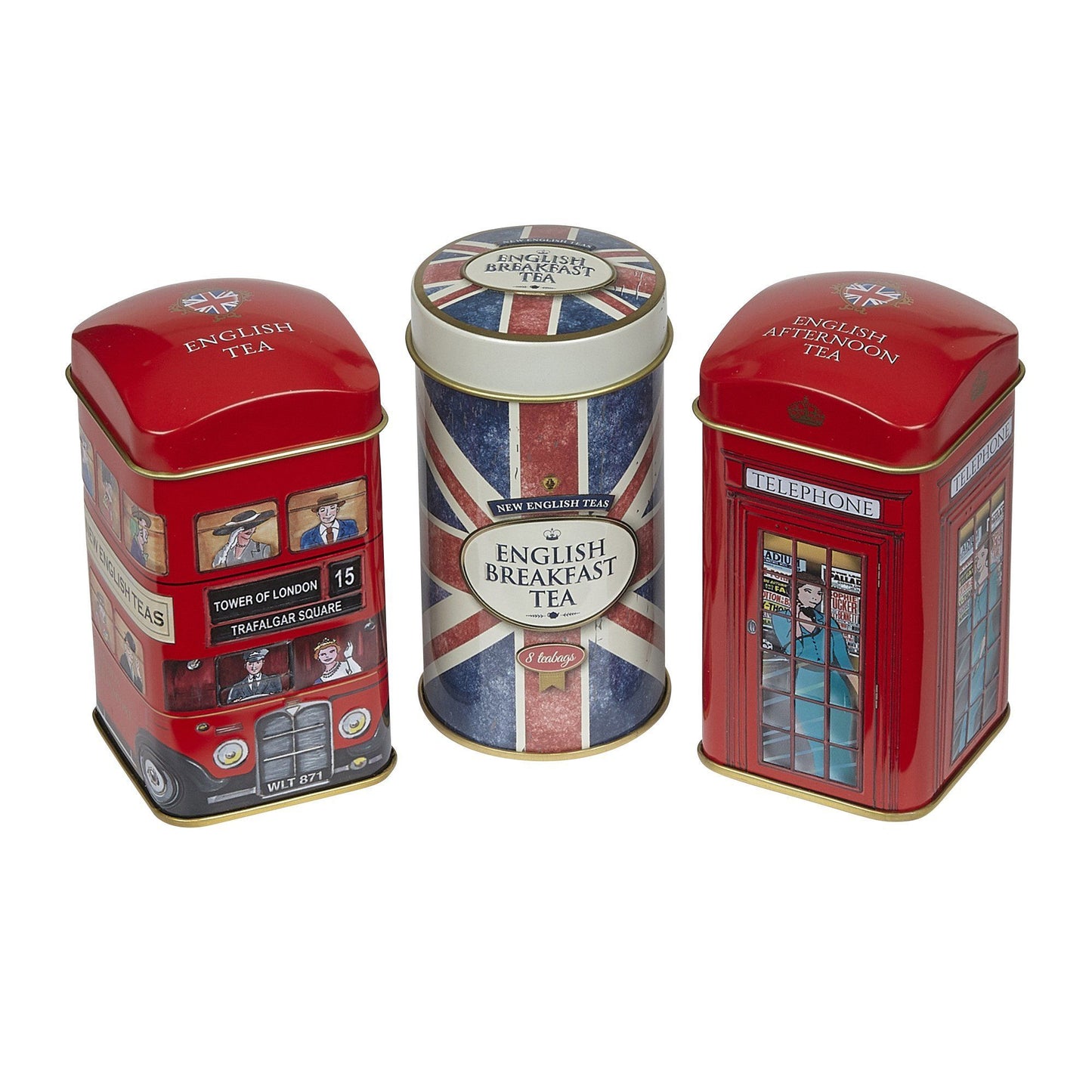 Best Of British Mini Tea Tin Set - Traditional Tea Selection - New English Teas